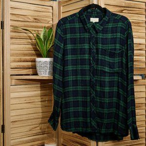 MELLO DAY Amarah Super Soft Button Down Shirt - L